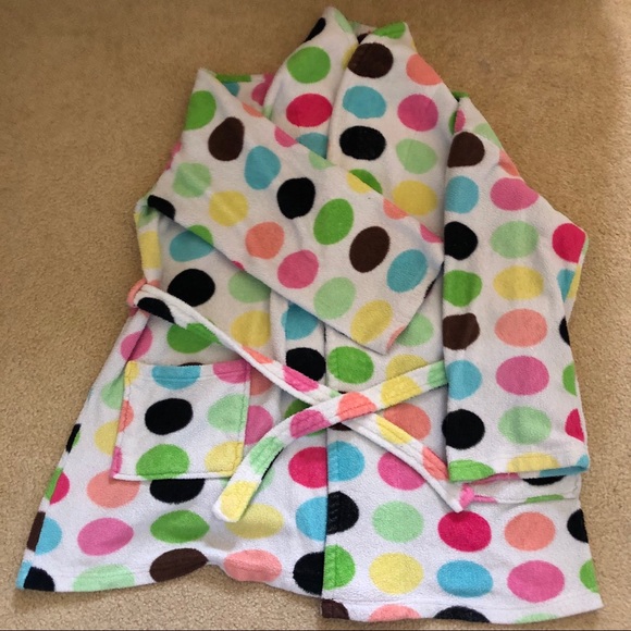 Cypress Other - bogo 50% off ✰ cypress white & polka dotted bathrobe pajamas